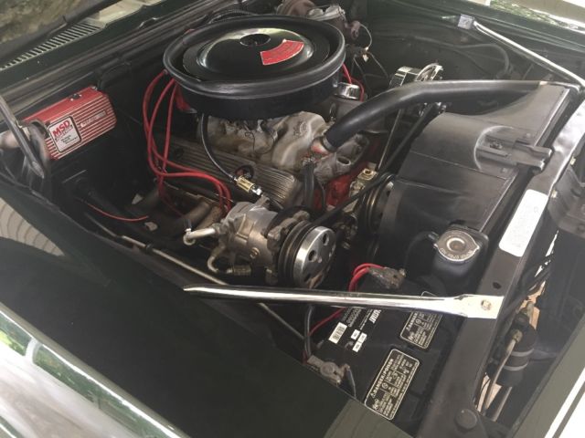1968 Green Chevrolet Camaro Convertible