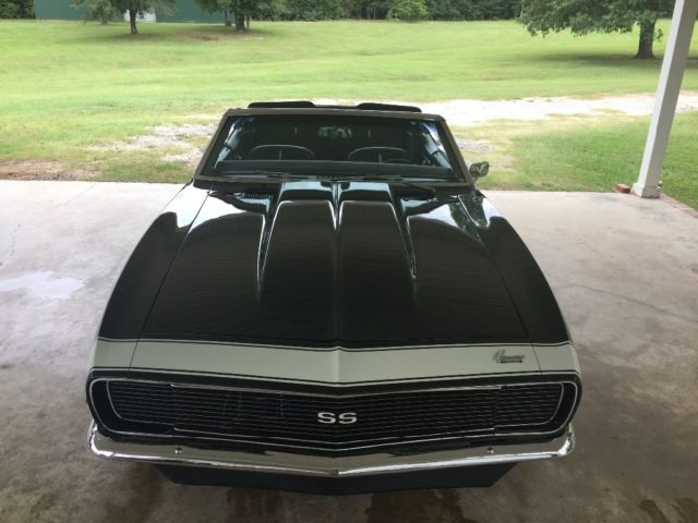 1968 Green Chevrolet Camaro Convertible