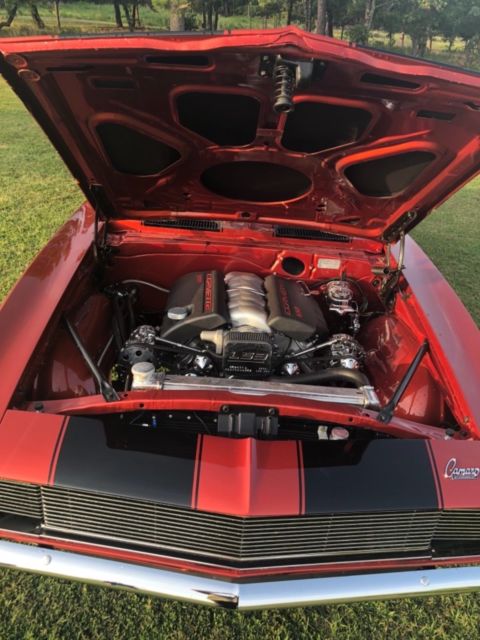 1968 Orange Chevrolet Camaro Coupe