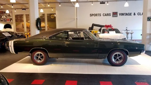 1968 Green Dodge Charger Coupe