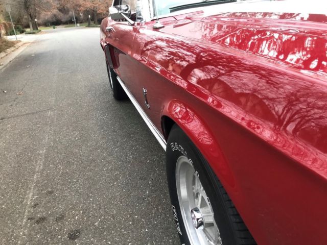 1968 Red Ford Mustang Hardtop