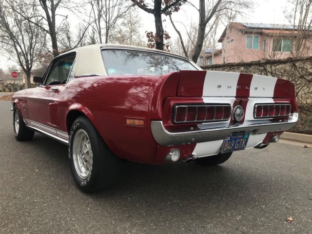 1968 Red Ford Mustang Hardtop