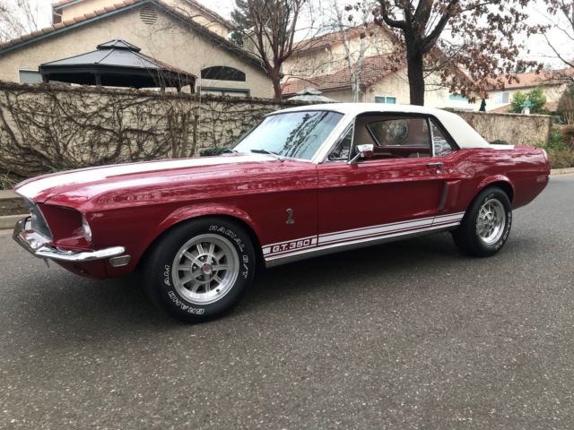 1968 Red Ford Mustang Hardtop