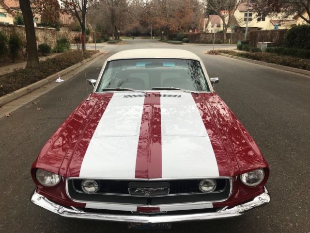 1968 Red Ford Mustang Hardtop