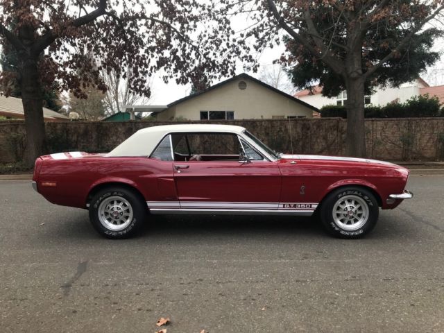 1968 Red Ford Mustang Hardtop