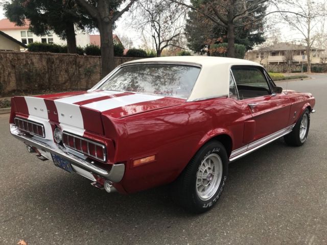 1968 Red Ford Mustang Hardtop