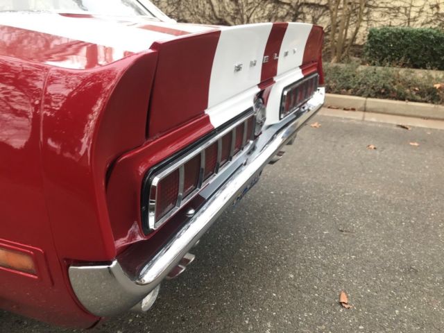 1968 Red Ford Mustang Hardtop