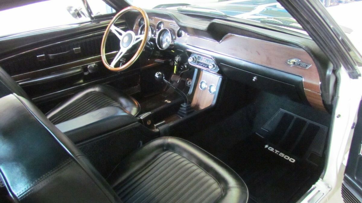 1968 Wimbledon White Ford Mustang Fastback