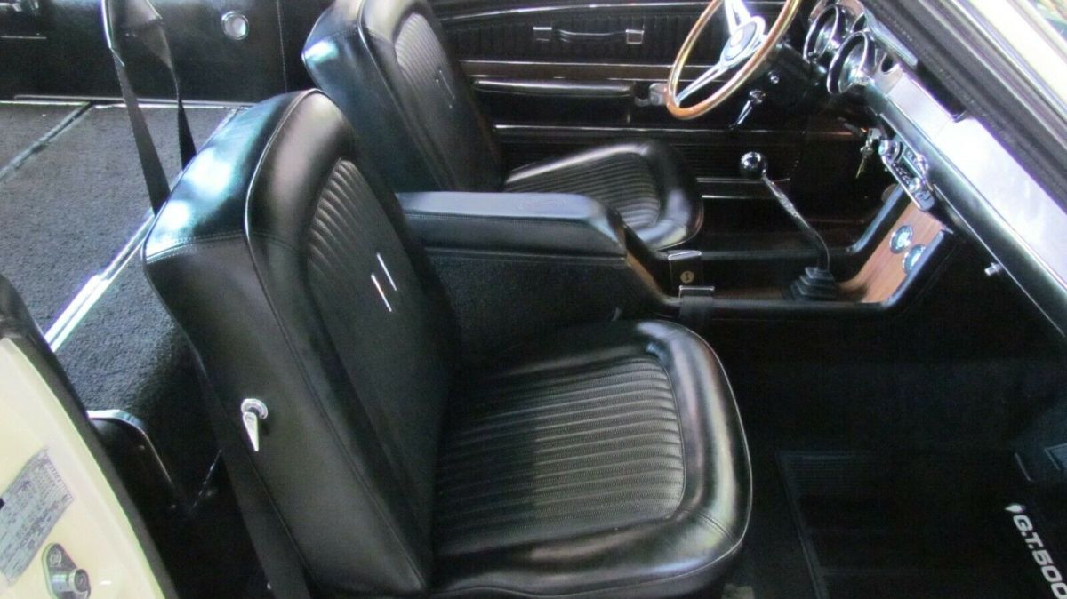 1968 Wimbledon White Ford Mustang Fastback