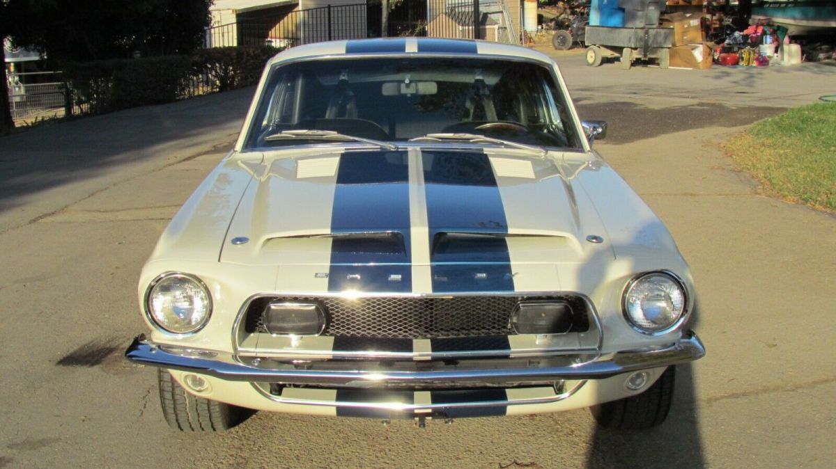 1968 Wimbledon White Ford Mustang Fastback