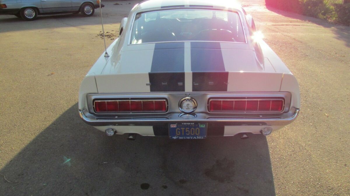 1968 Wimbledon White Ford Mustang Fastback