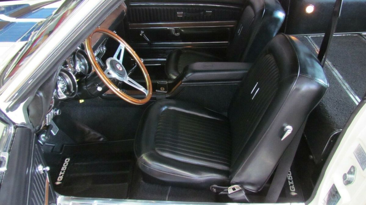 1968 Wimbledon White Ford Mustang Fastback