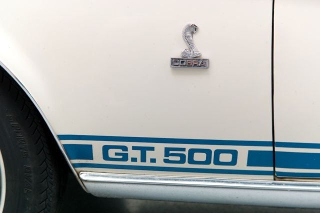 1968 Wimbledon White Ford Shelby Fastback Coupe