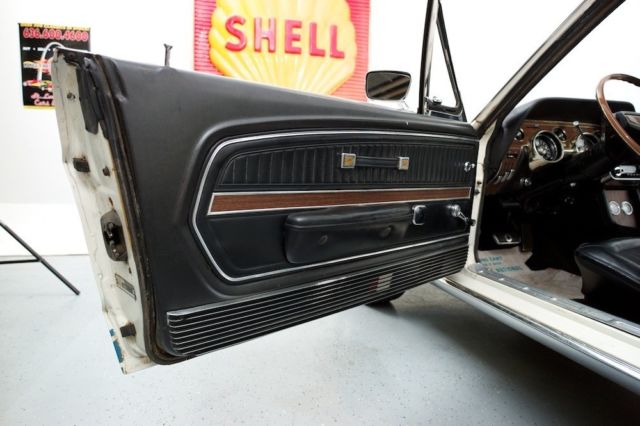 1968 Wimbledon White Ford Shelby Fastback Coupe