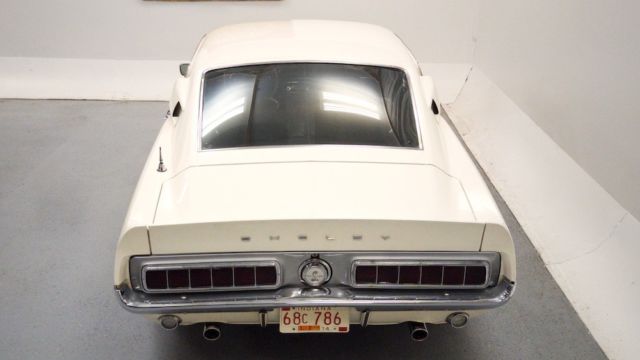 1968 Wimbledon White Ford Shelby Fastback Coupe