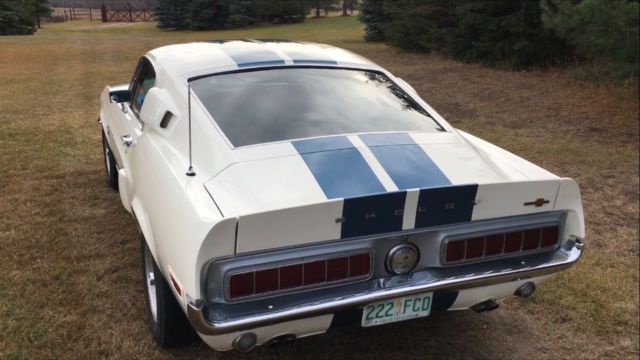 1968 Wimbelton White Ford Mustang Fastback