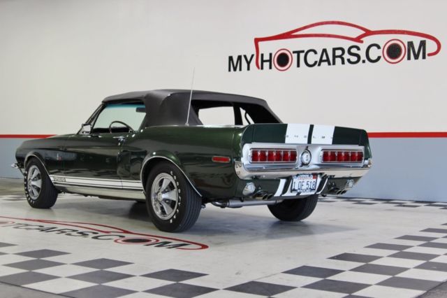 1968 Green Ford Mustang Convertible