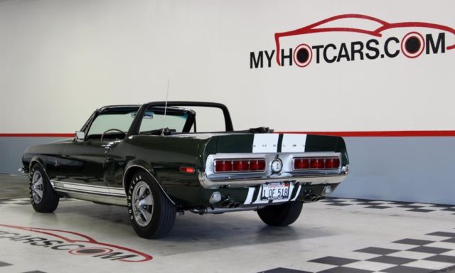 1968 Green Ford Mustang Convertible