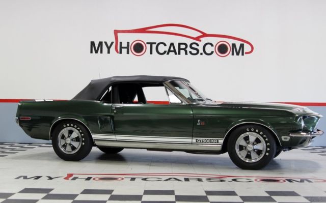 1968 Green Ford Mustang Convertible