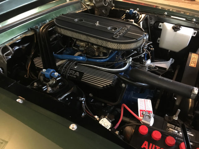 1968 Green Ford Mustang Convertible