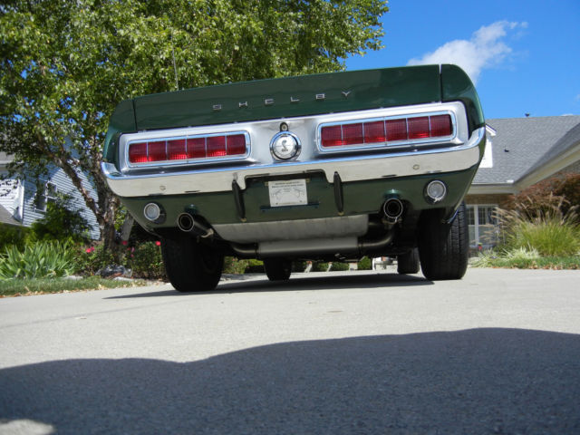 1968 Green Ford Mustang Convertible