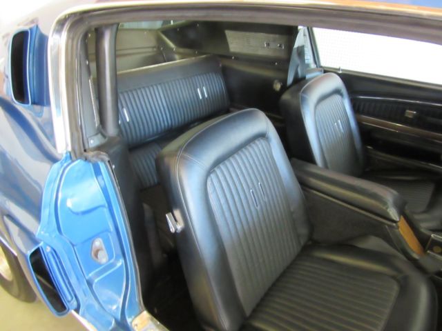 1968 Blue Ford Mustang Fastback