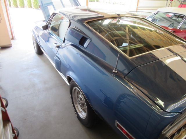 1968 Blue Ford Mustang Fastback