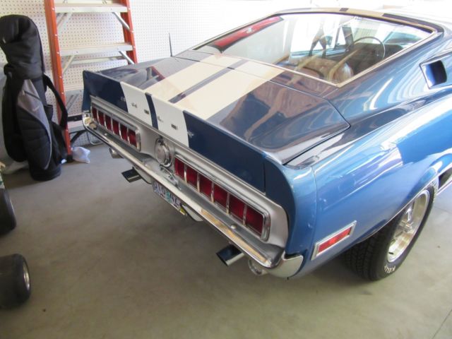 1968 Blue Ford Mustang Fastback