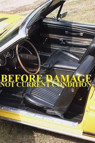 1968 Yellow Ford Mustang Convertible