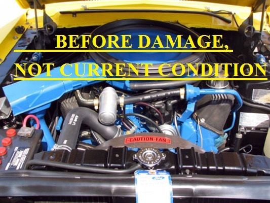 1968 Yellow Ford Mustang Convertible