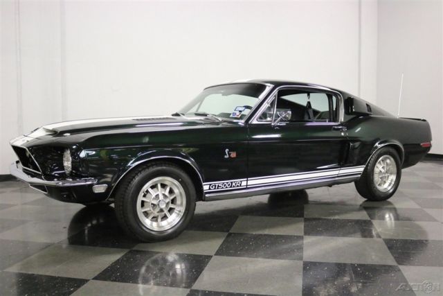 1968 Green Ford Mustang