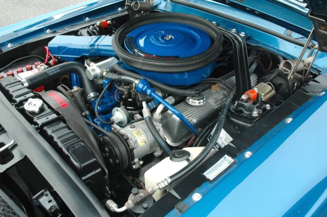 1968 Blue Ford Mustang Convertible