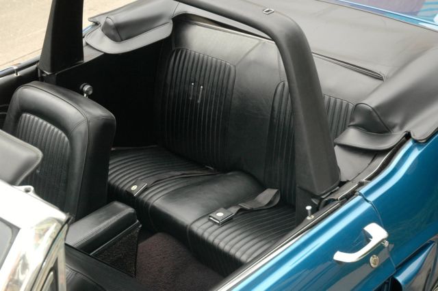 1968 Blue Ford Mustang Convertible