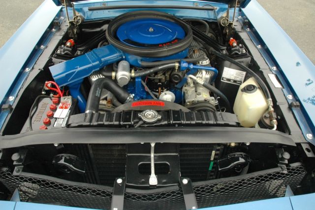 1968 Blue Ford Mustang Convertible