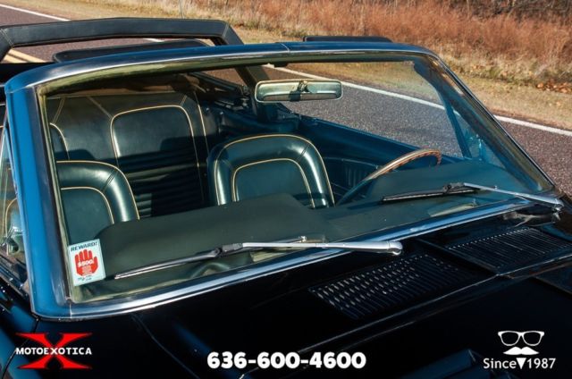 1968 Black Ford Mustang Convertible