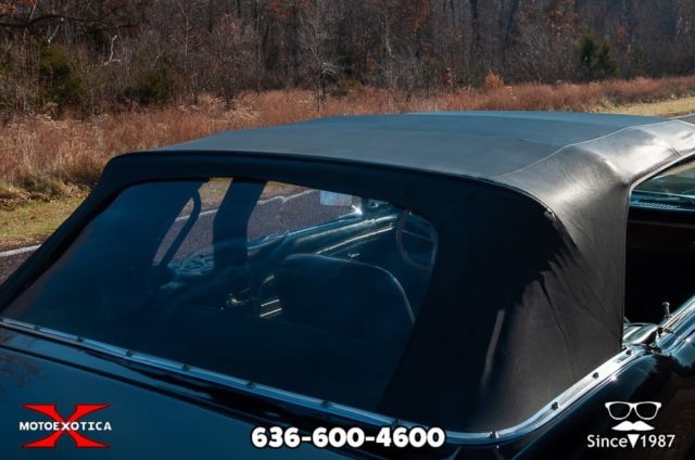 1968 Black Ford Mustang Convertible
