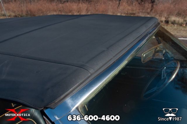 1968 Black Ford Mustang Convertible