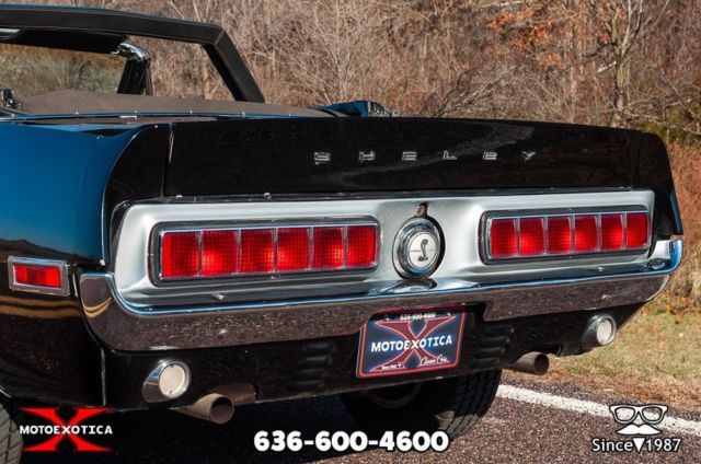 1968 Black Ford Mustang Convertible