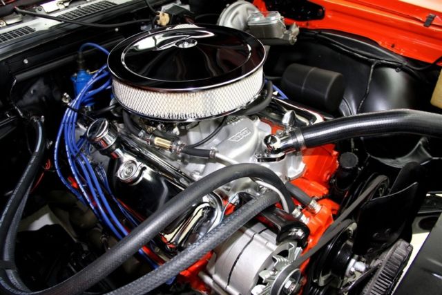 1968 Orange Chevrolet Chevelle Coupe