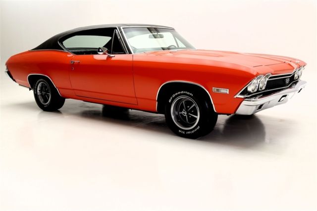 1968 Orange Chevrolet Chevelle Coupe