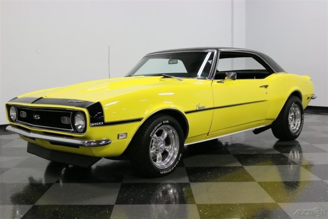 1968 Yellow Chevrolet Camaro