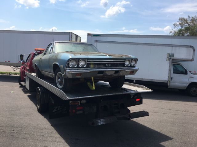 1968 Blue Chevrolet El Camino