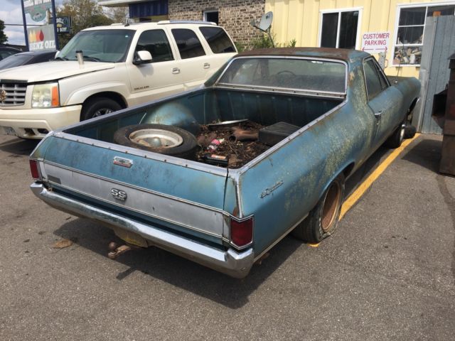 1968 Blue Chevrolet El Camino