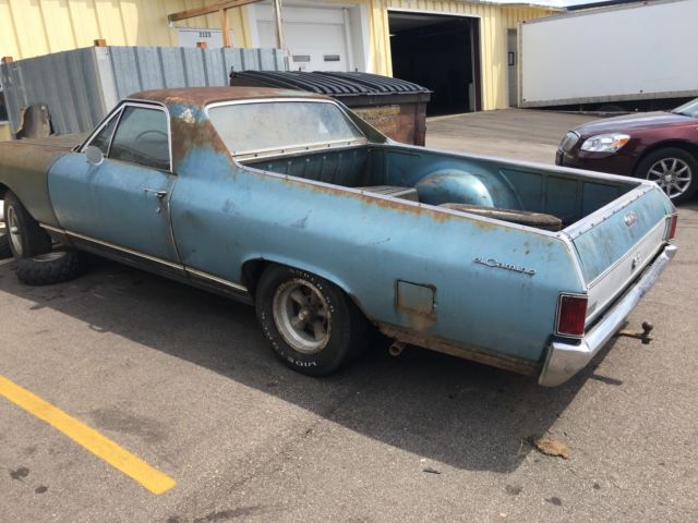 1968 Blue Chevrolet El Camino