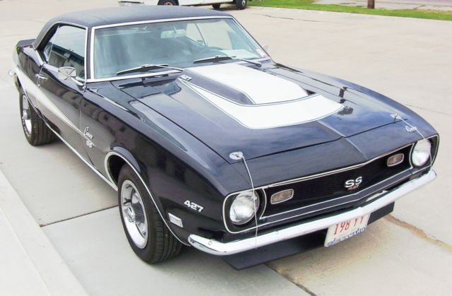 1968 black metalic Chevrolet Camaro Coupe