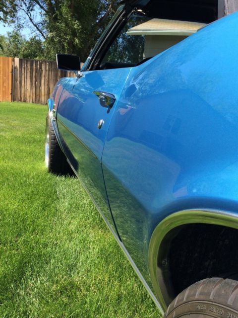 1968 Blue Chevrolet Camaro Convertible