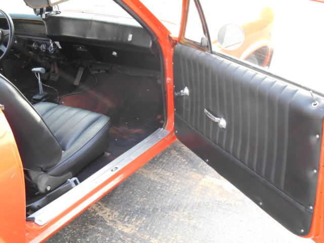 1968 Orange Chevrolet Nova Coupe