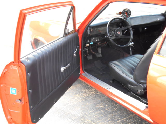 1968 Orange Chevrolet Nova Coupe
