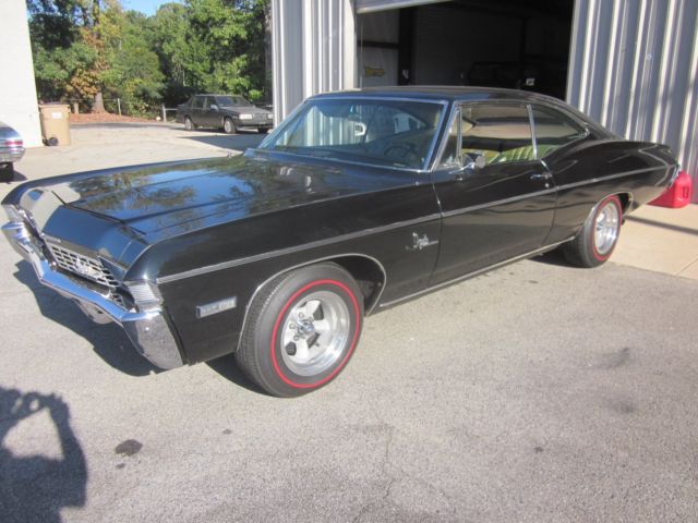 1968 BLACKBLACK Chevrolet Impala Coupe