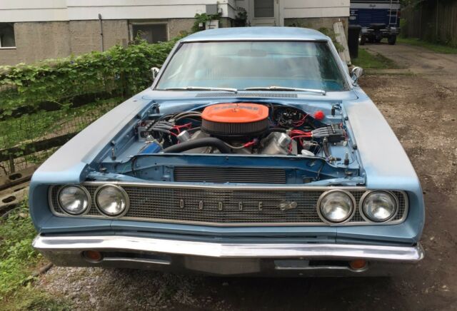 1968 Light Metallic Blue Dodge Coronet Coupe